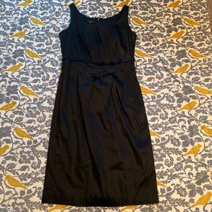 Talbots Black Sleeveless Midi Dress